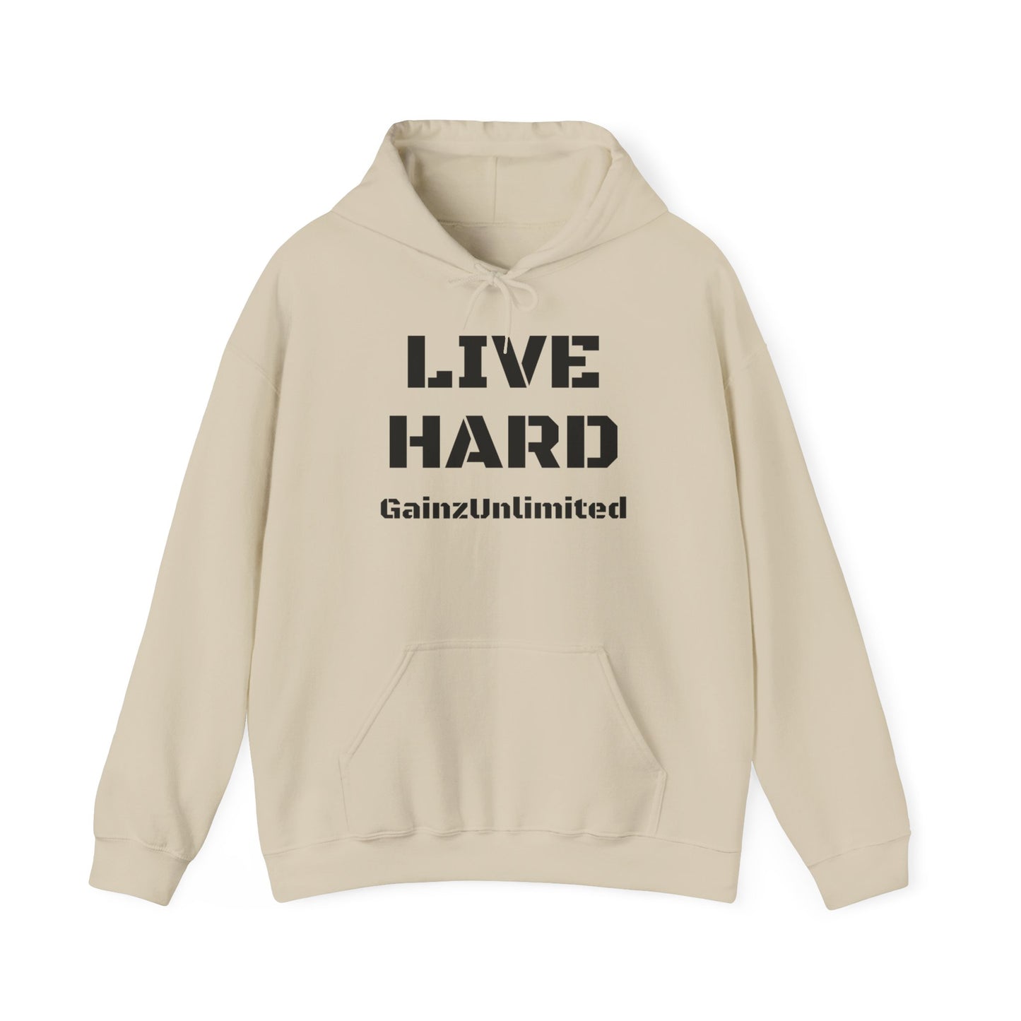 Live Hard Hooded Sweatshirt