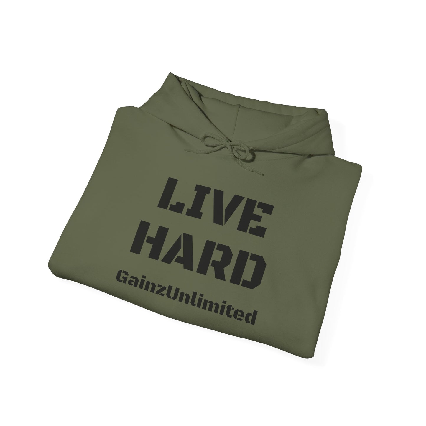 Live Hard Hooded Sweatshirt